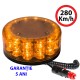 Girofar LED Magnetic aerodinamic 12-24V 24 LED-uri de 3W - 5 ani Garantie-280 km/h